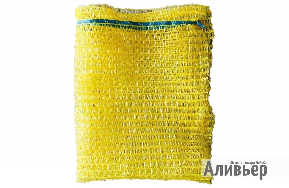 Сетчатый мешок. Мешок сетка 50*80см жёлтая премиум (1уп/2.000шт) склад. Сетка-мешок для овощей. Мешки сетка для картошки.