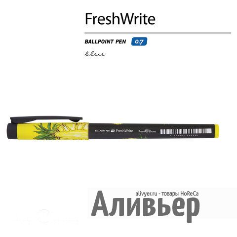 Ручка шариковая BRUNO VISCONTI FreshWrite, СИНЯЯ, "Ананас", узел 0,7 мм, линия письма 0,5 мм, 20-021, изображение 2