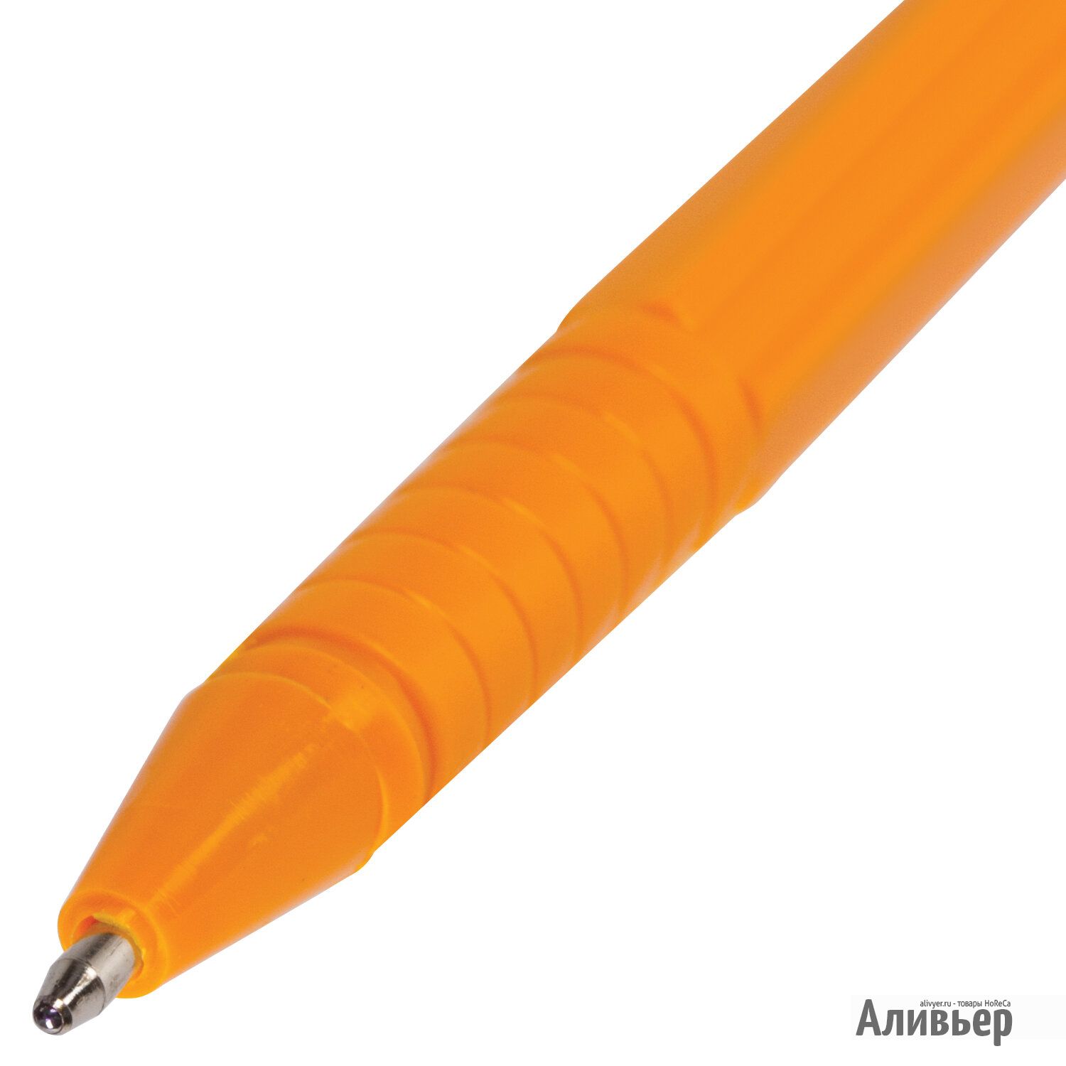 Ручка шариковая STAFF "EVERYDAY", СИНЯЯ, шестигранная, корпус оранжевый, узел 1 мм, линия письма 0,5, изображение 13