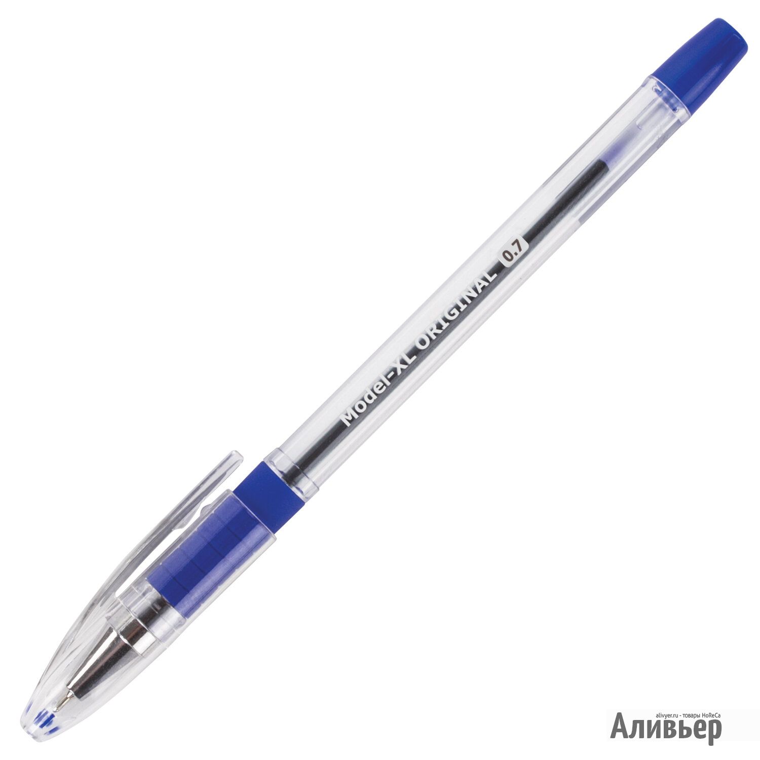 Ручка шариковая масляная с грипом BRAUBERG Model-XL ORIGINAL СИНЯЯ узел 0,7 мм линия письма 0,3, изображение 15